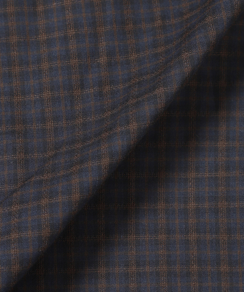 JOURNAL STANDARD relume(ジャーナルスタンダード レリューム)の「ドビー ミニチェック オープンカラーシャツ(シャツ/ブラウス・メンズ・ダークグリーン/シャーベット/ダークブルー・MEDIUM/LARGE)」の16枚目の写真