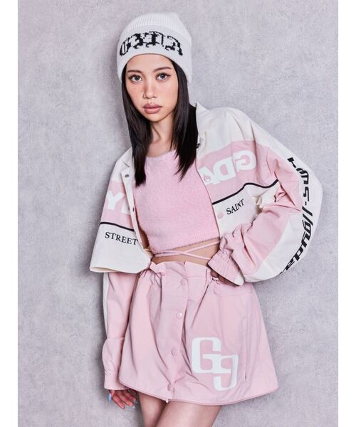 GYDA(ジェイダ)の「GYDAニットCAP(ニットキャップ/ビーニー・レディース・ブラック/オフホワイト・FREE)」の17枚目の写真
