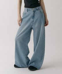 ワイドデニム パンツ