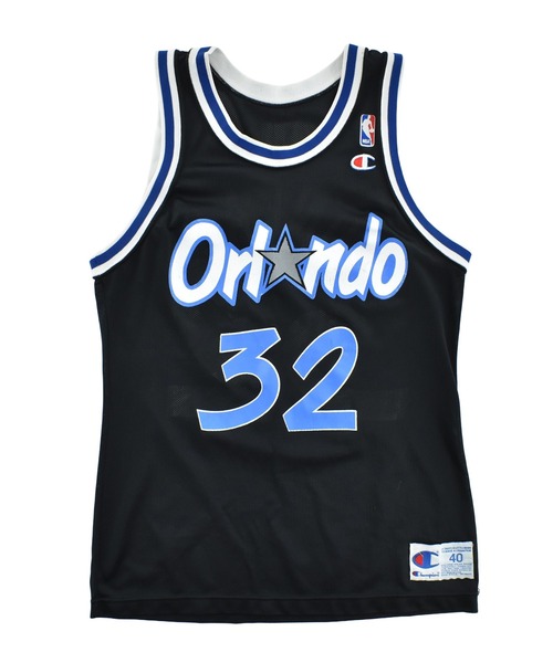Champion(チャンピオン)の「【USED】90's Champion “NBA Orlando Magic/ Shaq” バスケ ゲームシャツ USA製(タンクトップ・メンズ・ブラック・MEDIUM)」の1枚目の写真