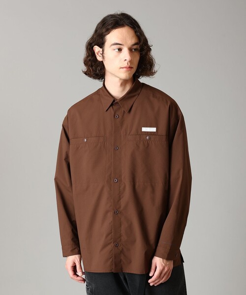 Columbia(コロンビア)の「Columbia/ クリスタルロックロングスリーブシャツ /コロンビア(シャツ/ブラウス・メンズ・ブラウン/グリーン/ブラック・M/XL/L/S)」の1枚目の写真