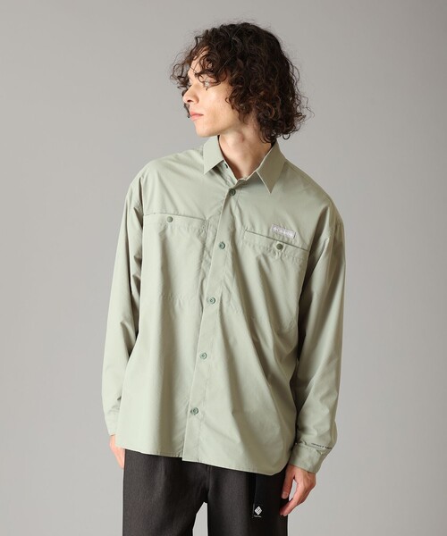Columbia(コロンビア)の「Columbia/ クリスタルロックロングスリーブシャツ /コロンビア(シャツ/ブラウス・メンズ・ブラウン/グリーン/ブラック・M/XL/L/S)」の3枚目の写真