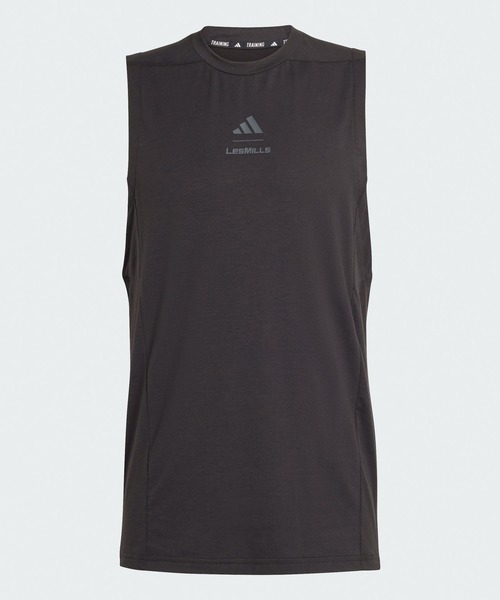 adidas(アディダス)の「Les Mills グラフィック タンクトップ / アディダス adidas(Tシャツ/カットソー・メンズ・ブラック・XX-LARGE/XX-SMALL/MEDIUM/LARGE/3XL/X-LARGE/X-SMALL/SMALL)」の6枚目の写真