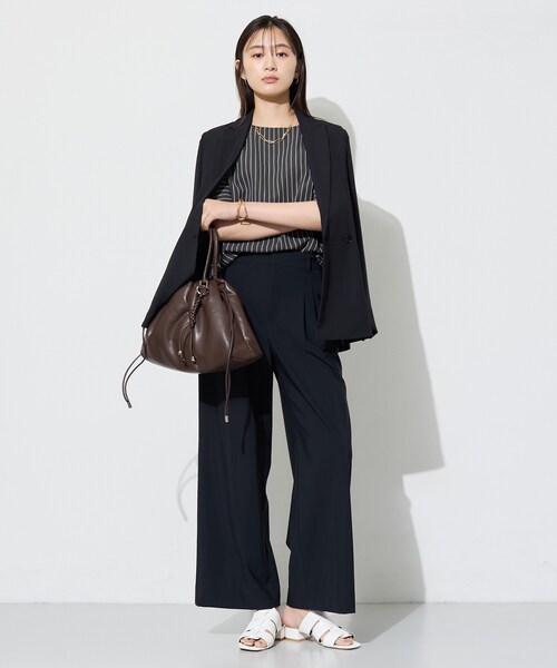INDIVI(インディヴィ)の「【洗える/UVケア】ジョーゼットドルマンブラウス(シャツ/ブラウス・レディース・ホワイト系その他/チャコール/レッド系1・15 /13/05/38/34/19)」の15枚目の写真