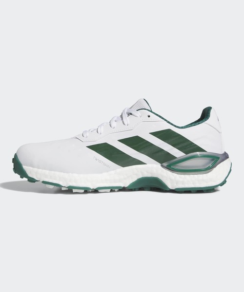 adidas(アディダス)の「コードカオス 27 スパイクレス ゴルフ / CODECHAOS 27 SPIKELESS GOLF【adidas Golf/アディダスゴルフ】(スニーカー・メンズ・ホワイト×グリーン・24.5cm/25.5cm/26.5cm/27.5cm/28.5cm/25.0cm/26.0cm/27.0cm/28.0cm/29.0cm)」の6枚目の写真