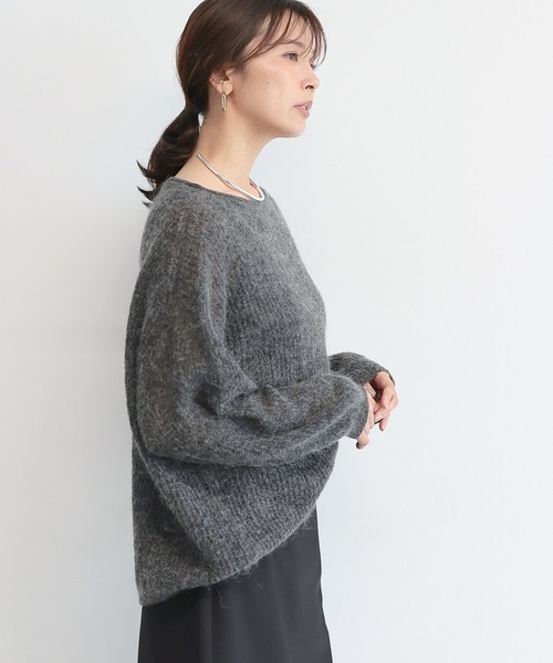BARNYARDSTORM(バンヤードストーム)の「BARNYARDSTORM / モヘアアゼニット(ニット/セーター・レディース・グレー/ベージュ/ピンク/キャメル・FREE)」の19枚目の写真