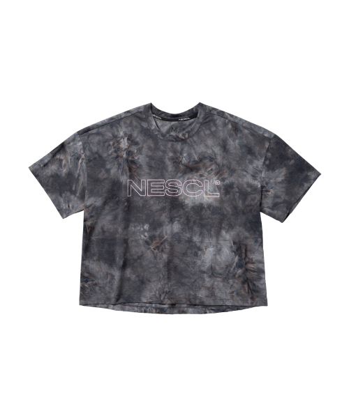 NEGATIVE SPLIT CLUB(ネガティブスピリットクラブ)の「(W) 機能性ソロナマーブルドットシンボルクロップTシャツ (オーロラ)(Tシャツ/カットソー・レディース・その他・WS/WM)」の1枚目の写真