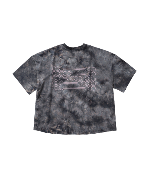 NEGATIVE SPLIT CLUB(ネガティブスピリットクラブ)の「(W) 機能性ソロナマーブルドットシンボルクロップTシャツ (オーロラ)(Tシャツ/カットソー・レディース・その他・WS/WM)」の2枚目の写真