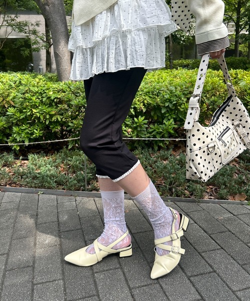 WC(ダブル シー)の「プチレースカプリパンツ(その他パンツ・レディース・ブラック・FREE)」の5枚目の写真