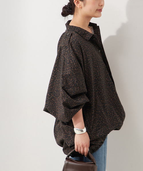 journal standard L'essage(ジャーナルスタンダードレサージュ)の「《追加3》ILL ONE EIGHTY/イル ワンエイティ 別注 LEOPARD SLEEPING SM ブルゾン(その他アウター・レディース・その他6・FREE)」の4枚目の写真
