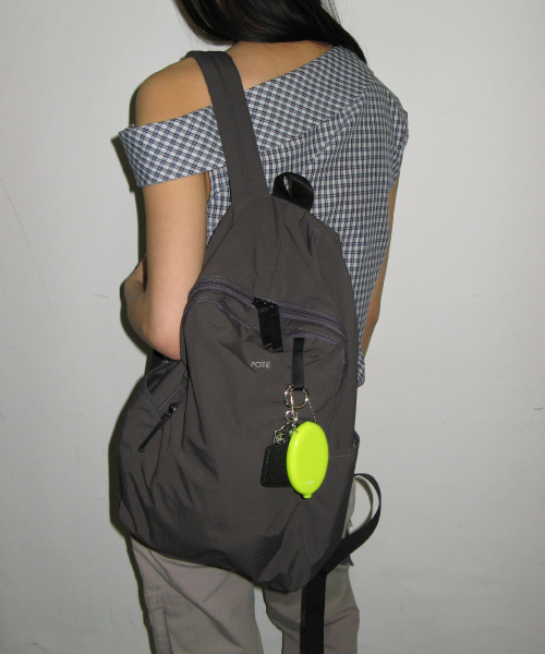 POTE(ポテ)の「0002 HideSlot Classic Backpack_Charcoal(バックパック/リュック・レディース・その他・FREE)」の1枚目の写真