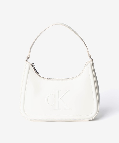 Calvin Klein(カルバン・クライン)の「Calvin Klein カルバンクライン BOLD CK SMALL SHOULDER BAG ショルダーバッグ(ショルダーバッグ・レディース・ホワイト/ブラック・FREE)」の17枚目の写真