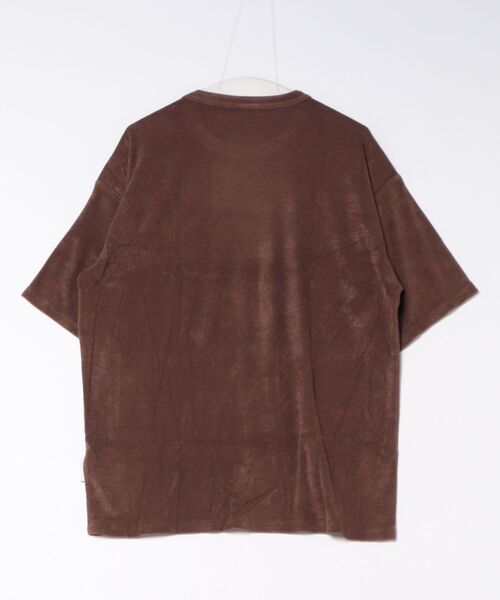 1PIU1UGUALE3 RELAX (ウノピゥウノウグァーレトレ リラックス)の「【1PIU1UGUALE3】 FRUIT OF THE LOOM PIL RELAX TEE パイルTEE(Tシャツ/カットソー・メンズ・ブラック/ブラウン・2/4/3)」の3枚目の写真
