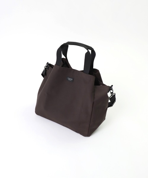 STANDARD SUPPLY（スタンダードサプライ）の「[ STANDARD SUPPLY ] SIMPLICITY 2WAY FOLD TOTE / 2ウェイフォールドトート（トートバッグ・レディース・ダークブラウン・FREE）」の8枚目の写真