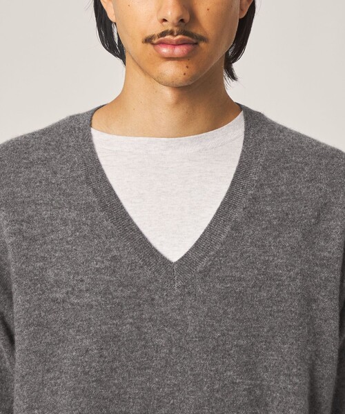 Steven Alan（スティーブンアラン）の「＜Steven Alan＞ カシミヤ Vネック ニット（ニット/セーター・メンズ・ケリーグリーン/グレー/ブラウン・XL/L/M/S）」の15枚目の写真