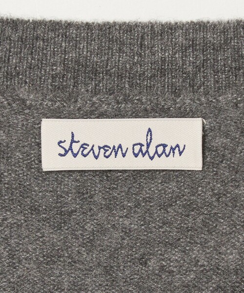 Steven Alan（スティーブンアラン）の「＜Steven Alan＞ カシミヤ Vネック ニット（ニット/セーター・メンズ・ケリーグリーン/グレー/ブラウン・XL/L/M/S）」の14枚目の写真