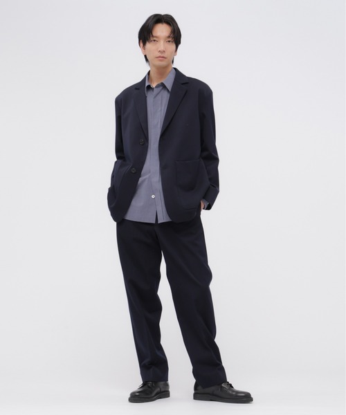 MARGARET HOWELL(マーガレットハウエル)の「FINE COTTON END ON END(シャツ/ブラウス・メンズ・ネイビー・LARGE/SMALL/MEDIUM)」の3枚目の写真
