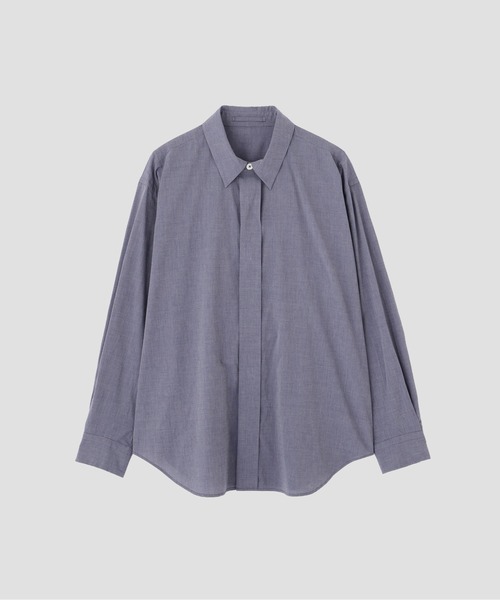 MARGARET HOWELL(マーガレットハウエル)の「FINE COTTON END ON END(シャツ/ブラウス・メンズ・ネイビー・LARGE/SMALL/MEDIUM)」の7枚目の写真