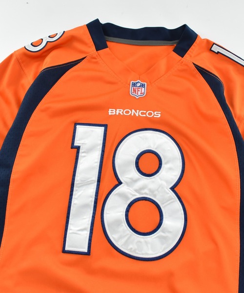 LABORATORY R(ラボラトリーアール)の「【USED】NIKE “NFL Denver Broncos #18” ゲームシャツ(Tシャツ/カットソー・メンズ・オレンジ・MEDIUM)」の8枚目の写真