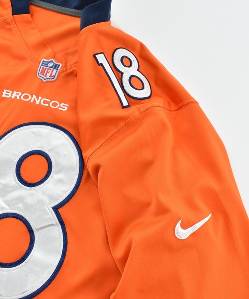 LABORATORY R(ラボラトリーアール)の「【USED】NIKE “NFL Denver Broncos #18” ゲームシャツ(Tシャツ/カットソー・メンズ・オレンジ・MEDIUM)」の6枚目の写真