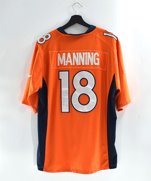 LABORATORY R(ラボラトリーアール)の「【USED】NIKE “NFL Denver Broncos #18” ゲームシャツ(Tシャツ/カットソー・メンズ・オレンジ・MEDIUM)」の2枚目の写真