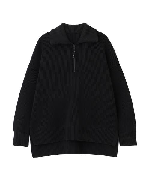 LE PHIL（ルフィル）の「《LE PHIL SPORTS》ハーフジップニットプルオーバー（ニット/セーター・レディース・グレー/ホワイト系その他/ブラック・F）」の19枚目の写真