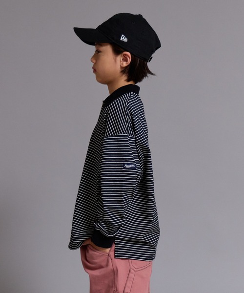 PAIRMANON STREET(ペアマノンストリート)の「【90-160cm】【綿100%】ポロ襟 長袖 Tシャツ【PAIRMANON STREET】(ポロシャツ・キッズ・ブラック系その他/ブラウン/グレー/ブラック・100/160/110/120/130/140/150/90)」の5枚目の写真