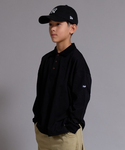 PAIRMANON STREET(ペアマノンストリート)の「【90-160cm】【綿100%】ポロ襟 長袖 Tシャツ【PAIRMANON STREET】(ポロシャツ・キッズ・ブラック系その他/ブラウン/グレー/ブラック・100/160/110/120/130/140/150/90)」の11枚目の写真