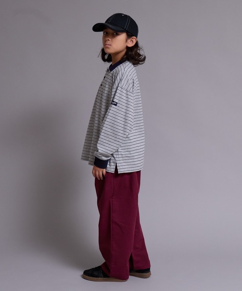 PAIRMANON STREET(ペアマノンストリート)の「【90-160cm】【綿100%】ポロ襟 長袖 Tシャツ【PAIRMANON STREET】(ポロシャツ・キッズ・ブラック系その他/ブラウン/グレー/ブラック・100/160/110/120/130/140/150/90)」の19枚目の写真