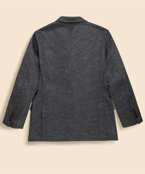 BROOKS BROTHERS（ブルックスブラザーズ）の「ウールブレンド　ニット　段返り３釦ジャケット　TOKYO model（テーラードジャケット・メンズ・ネイビー/グレー・LARGE/MEDIUM/SMALL/X-LARGE）」の3枚目の写真