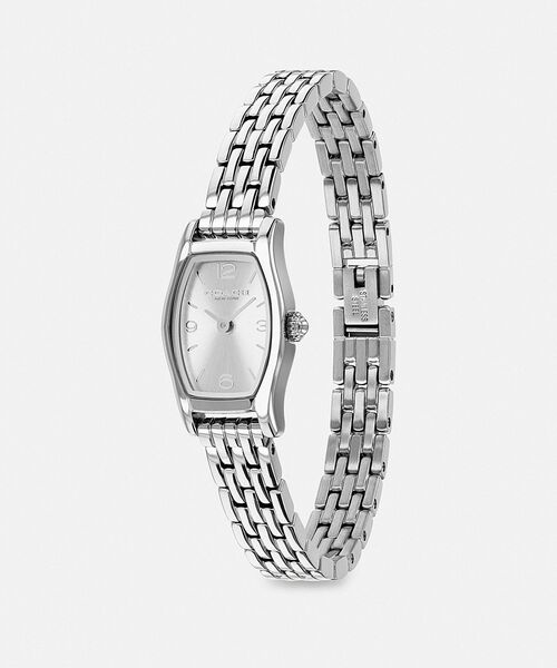 COACH(コーチ)の「グレタ ウォッチ・15.3MM X 25.6MM(アナログ腕時計・レディース・シルバー系その他・ONE)」の1枚目の写真