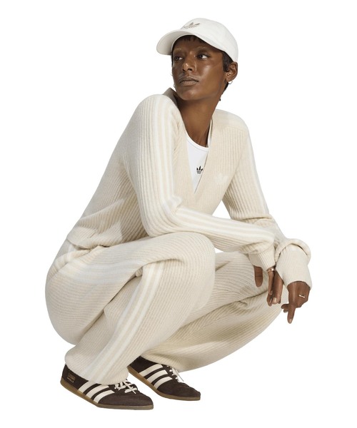 adidas Originals(アディダスオリジナルス)の「ADIDAS × JENNIE / アディダス × ジェニー KNIT LOOSE PANTS(その他パンツ・レディース・ブラック/ブラウン・MEDIUM/SMALL/X-SMALL)」の20枚目の写真