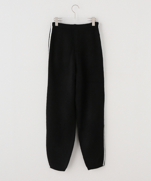 adidas Originals(アディダスオリジナルス)の「ADIDAS × JENNIE / アディダス × ジェニー KNIT LOOSE PANTS(その他パンツ・レディース・ブラック/ブラウン・MEDIUM/SMALL/X-SMALL)」の6枚目の写真