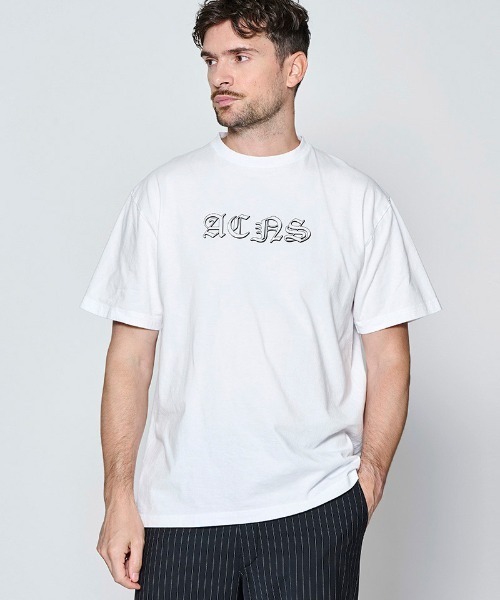 ACANTHUS(アカンサス)の「mt10673- Vintage Wash Old English Tee オールドイングリッシュTシャツ(CT2701)(Tシャツ/カットソー・メンズ・サックスブルー/ホワイト/ブラック・XL/L/M/S)」の5枚目の写真