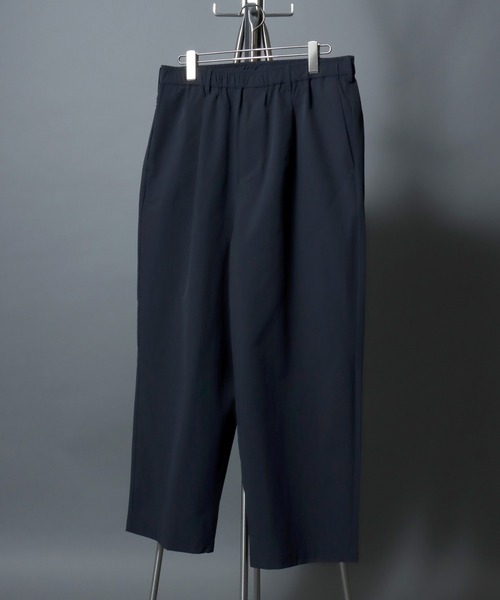 ANPAS(アンパス)の「FLEX360° Wide Easy Pants / <セットアップ可>フレックス360° ワイドイージーパンツ ストレッチ バギー スラックス ワイドパンツ ボトムス メンズ ビジカジ ビジネス スーツ<S~LLサイズ>(スラックス・メンズ・ブラック/ネイビー/ブラウン・M/LL/L/S)」の12枚目の写真