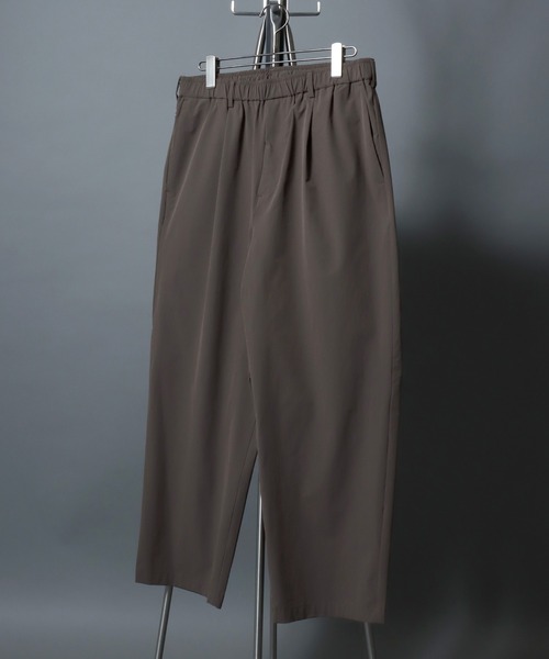 ANPAS(アンパス)の「FLEX360° Wide Easy Pants / <セットアップ可>フレックス360° ワイドイージーパンツ ストレッチ バギー スラックス ワイドパンツ ボトムス メンズ ビジカジ ビジネス スーツ<S~LLサイズ>(スラックス・メンズ・ブラック/ネイビー/ブラウン・M/LL/L/S)」の8枚目の写真