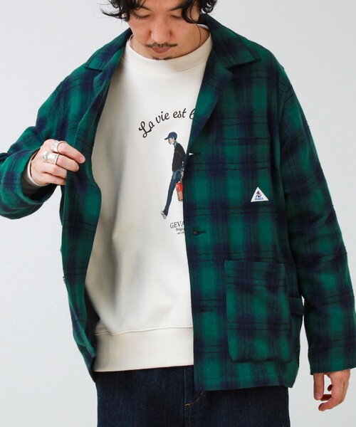 GEVACO(ゲバコ)の「【GEVACO/ゲバコ】カイキンシャツ(シャツ/ブラウス・メンズ・ブラウン系その他/インディゴブルー/グリーン系その他・L/M)」の20枚目の写真