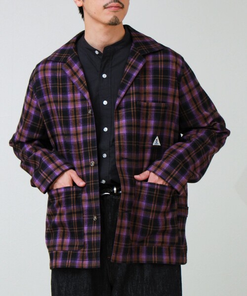 GEVACO(ゲバコ)の「【GEVACO/ゲバコ】カイキンシャツ(シャツ/ブラウス・メンズ・ブラウン系その他/インディゴブルー/グリーン系その他・L/M)」の10枚目の写真