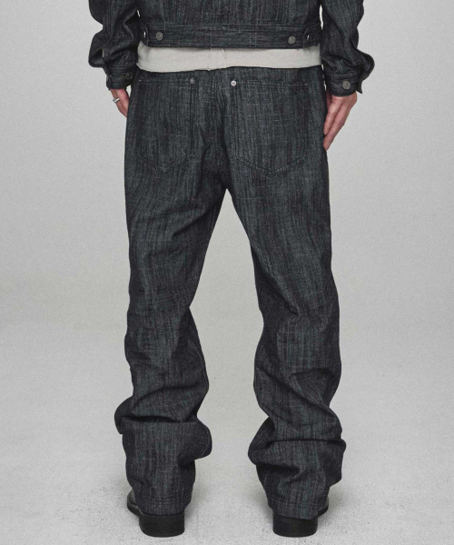 KICHUL(キチョル)の「生デニムストレートパンツ(ブラック)(デニムパンツ・レディース・その他・SMALL/MEDIUM/LARGE)」の3枚目の写真