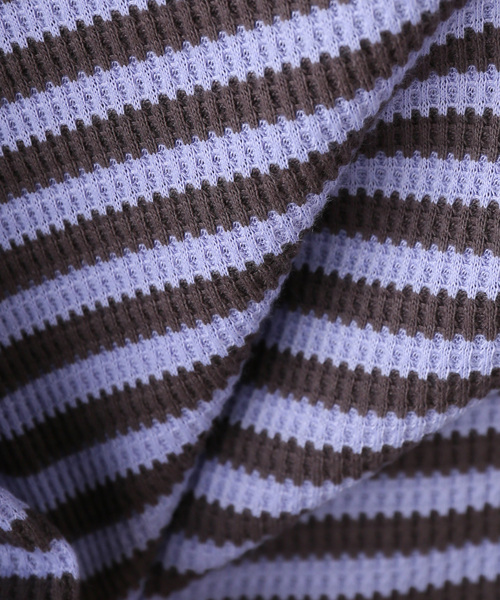 COYSEIO 038(コイセイオ 038)の「【Geek Office / ギークオフィス】COYSEIO / STRIPED FLARED SLEEVE HOODIE(パーカー・レディース・ブルー・SMALL)」の8枚目の写真