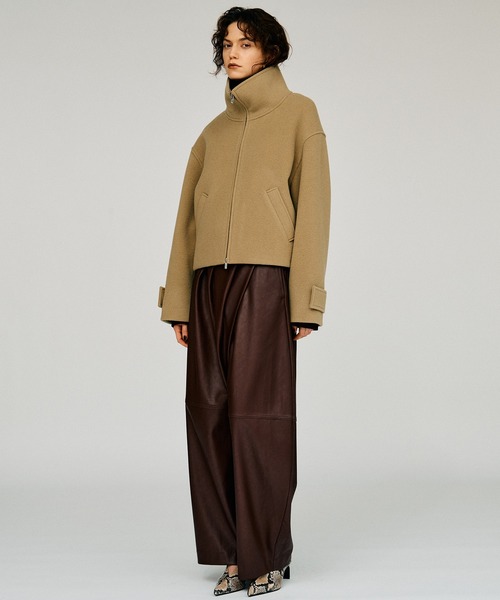 PRANK PROJECT（プランクプロジェクト）の「【2026Winter Pre-Order】スタンドカラーショートコート / Stand Collar Short Coat（その他アウター・レディース・グレイッシュベージュ/グレー/ブラック・FREE）」の6枚目の写真