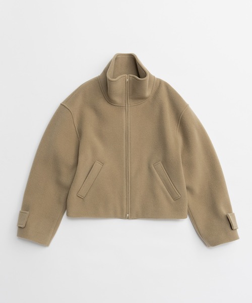 PRANK PROJECT（プランクプロジェクト）の「【2026Winter Pre-Order】スタンドカラーショートコート / Stand Collar Short Coat（その他アウター・レディース・グレイッシュベージュ/グレー/ブラック・FREE）」の18枚目の写真
