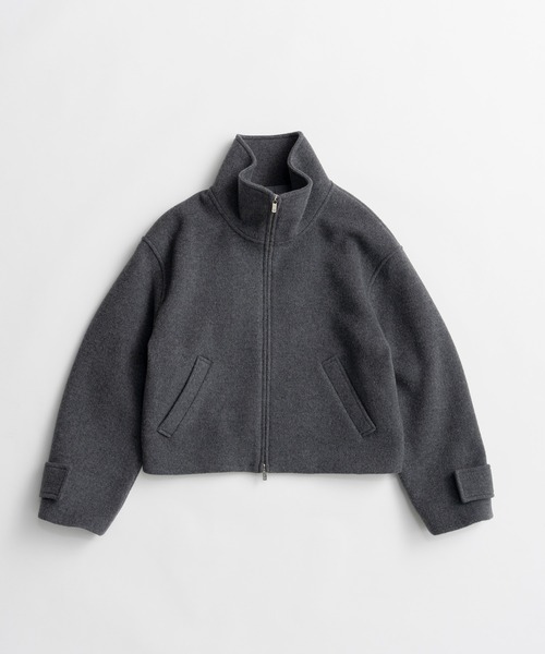 PRANK PROJECT（プランクプロジェクト）の「【2026Winter Pre-Order】スタンドカラーショートコート / Stand Collar Short Coat（その他アウター・レディース・グレイッシュベージュ/グレー/ブラック・FREE）」の19枚目の写真