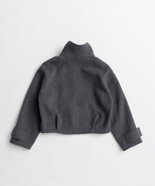 PRANK PROJECT（プランクプロジェクト）の「【2026Winter Pre-Order】スタンドカラーショートコート / Stand Collar Short Coat（その他アウター・レディース・グレイッシュベージュ/グレー/ブラック・FREE）」の20枚目の写真