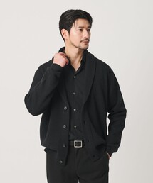 【WEB限定 WARDROBE SMART】ウォッシャブル ショールカラー カーディガン