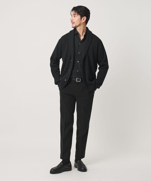BEAUTY&YOUTH UNITED ARROWS(ビューティーアンドユースユナイテッドアローズ)の「【WEB限定 WARDROBE SMART】ウォッシャブル ショールカラー カーディガン(カーディガン/ボレロ・メンズ・ライトグレー/ブラック/ダークグレー・S/M/L/XL)」の22枚目の写真