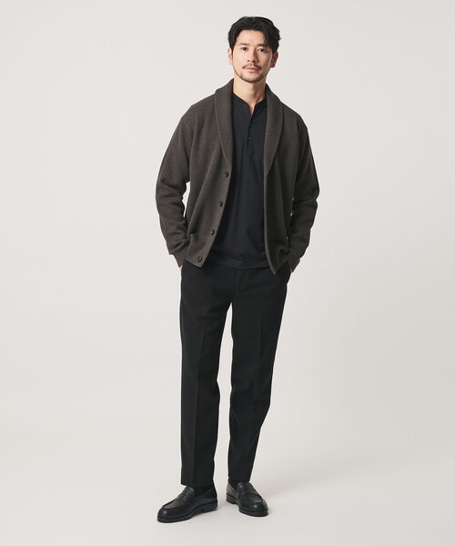 BEAUTY&YOUTH UNITED ARROWS(ビューティーアンドユースユナイテッドアローズ)の「【WEB限定 WARDROBE SMART】ウォッシャブル ショールカラー カーディガン(カーディガン/ボレロ・メンズ・ライトグレー/ブラック/ダークグレー・S/M/L/XL)」の17枚目の写真