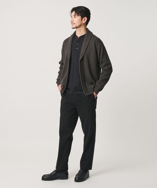 BEAUTY&YOUTH UNITED ARROWS(ビューティーアンドユースユナイテッドアローズ)の「【WEB限定 WARDROBE SMART】ウォッシャブル ショールカラー カーディガン(カーディガン/ボレロ・メンズ・ライトグレー/ブラック/ダークグレー・S/M/L/XL)」の15枚目の写真