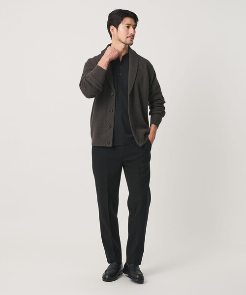 BEAUTY&YOUTH UNITED ARROWS(ビューティーアンドユースユナイテッドアローズ)の「【WEB限定 WARDROBE SMART】ウォッシャブル ショールカラー カーディガン(カーディガン/ボレロ・メンズ・ライトグレー/ブラック/ダークグレー・S/M/L/XL)」の14枚目の写真