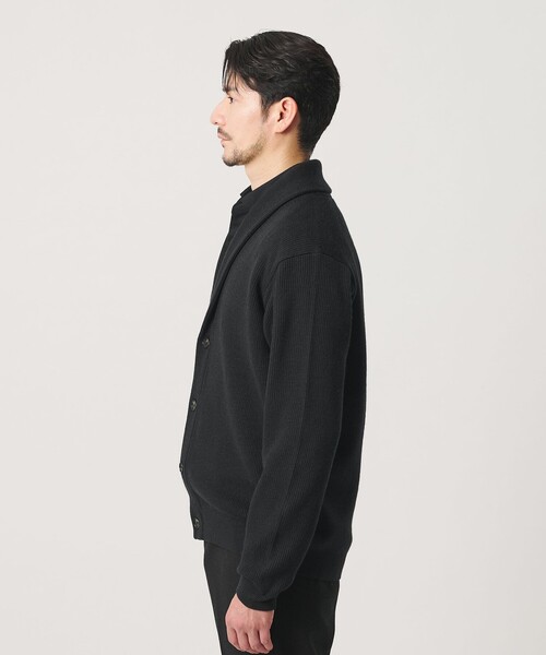 BEAUTY&YOUTH UNITED ARROWS(ビューティーアンドユースユナイテッドアローズ)の「【WEB限定 WARDROBE SMART】ウォッシャブル ショールカラー カーディガン(カーディガン/ボレロ・メンズ・ライトグレー/ブラック/ダークグレー・S/M/L/XL)」の11枚目の写真